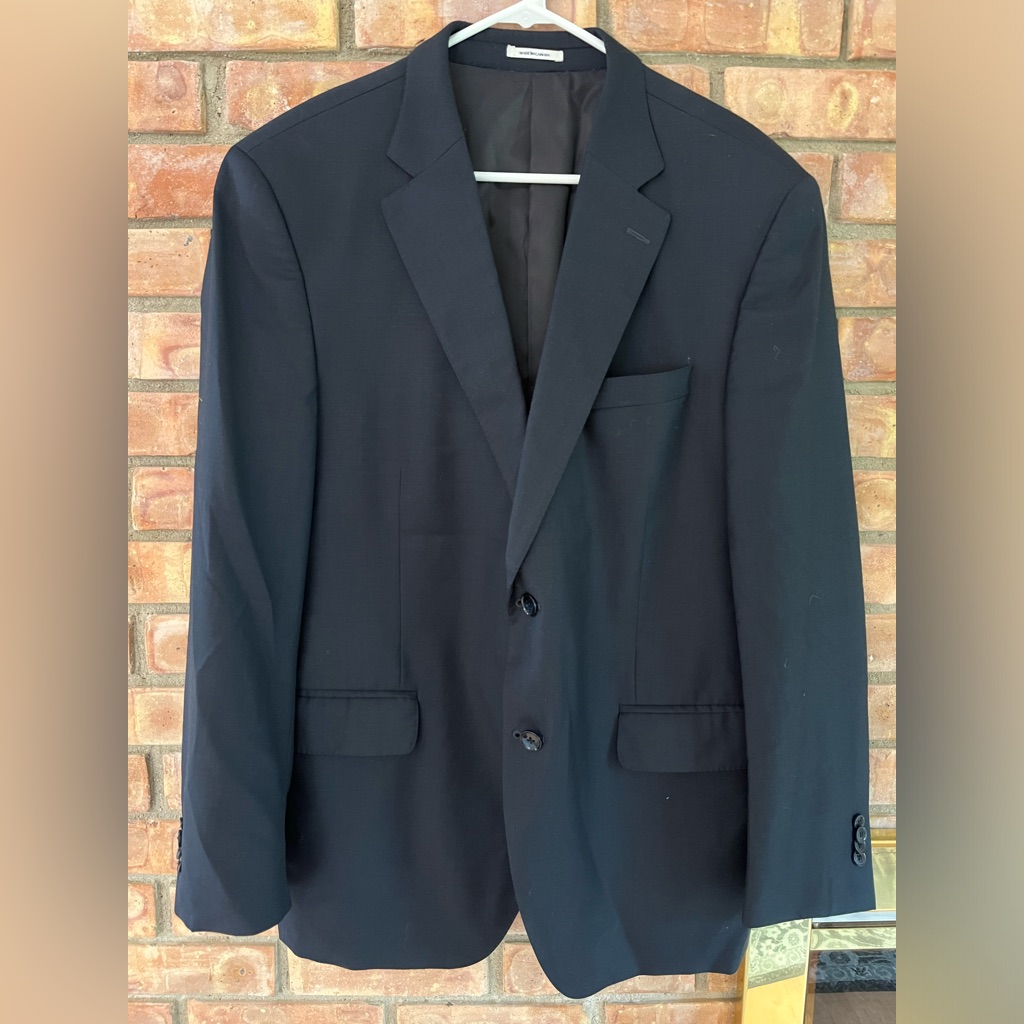 Peter Millar 100% Wool Black Blazer